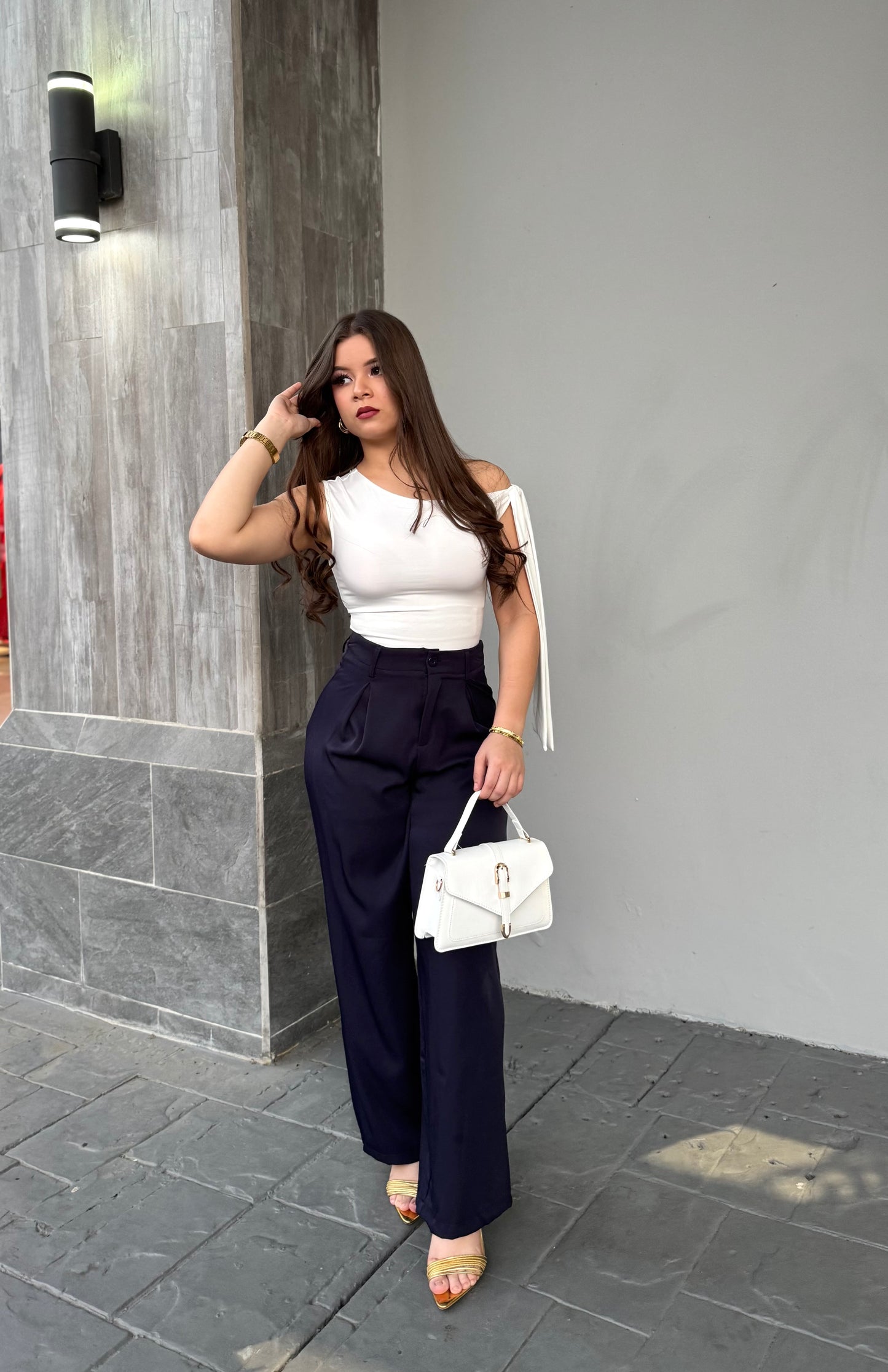 PANTS TELA AZUL MARINO