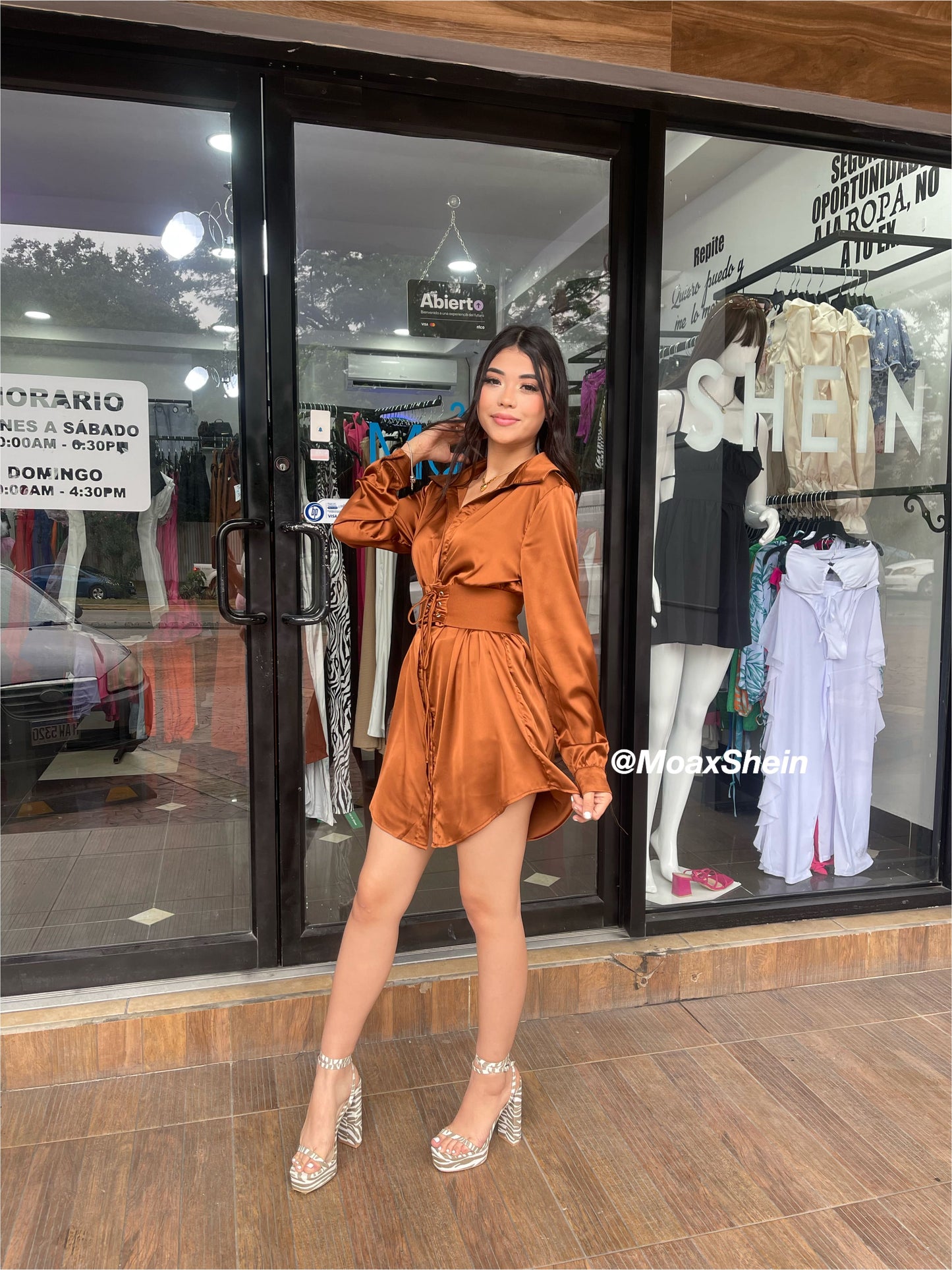 VESTIDO SEDA CORSE