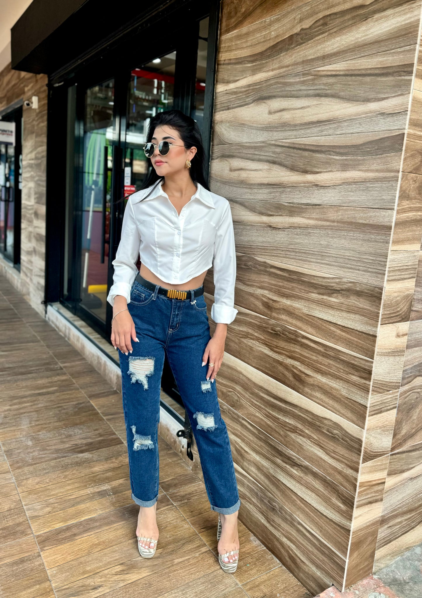 MOM JEANS ROTO