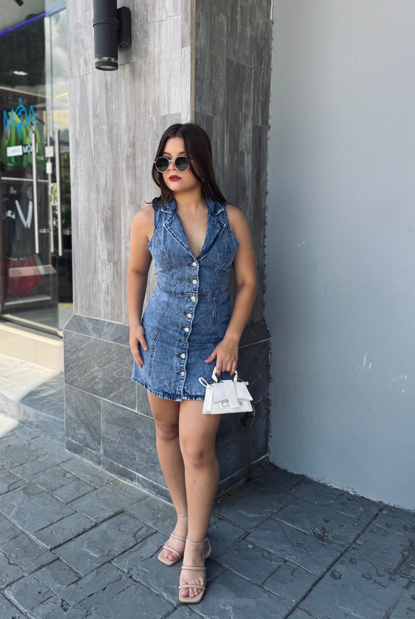 DENIM DRESS SM