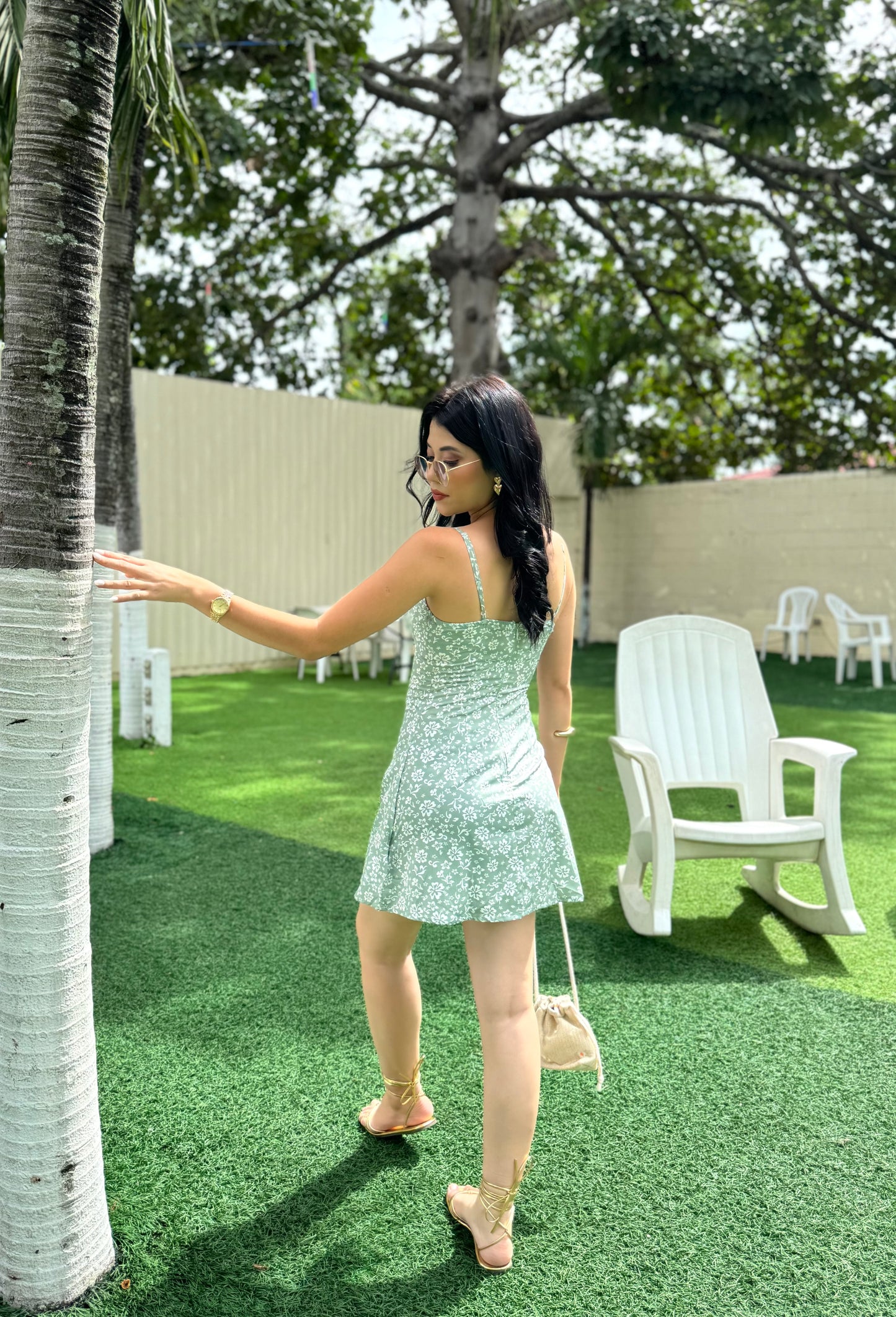 VESTIDO FLORAL CORTO