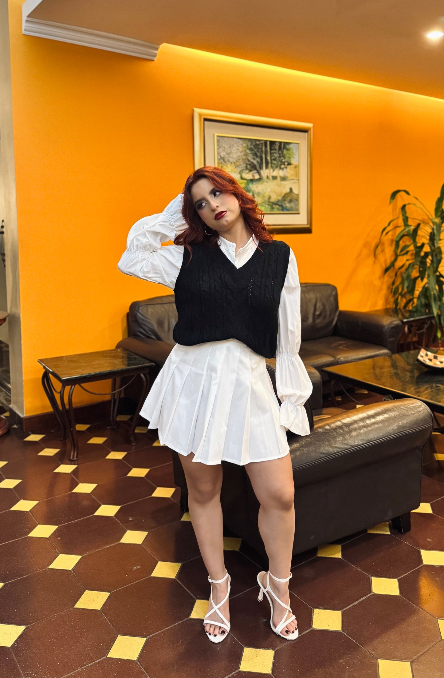 FALDA A PALETONES BLANCA