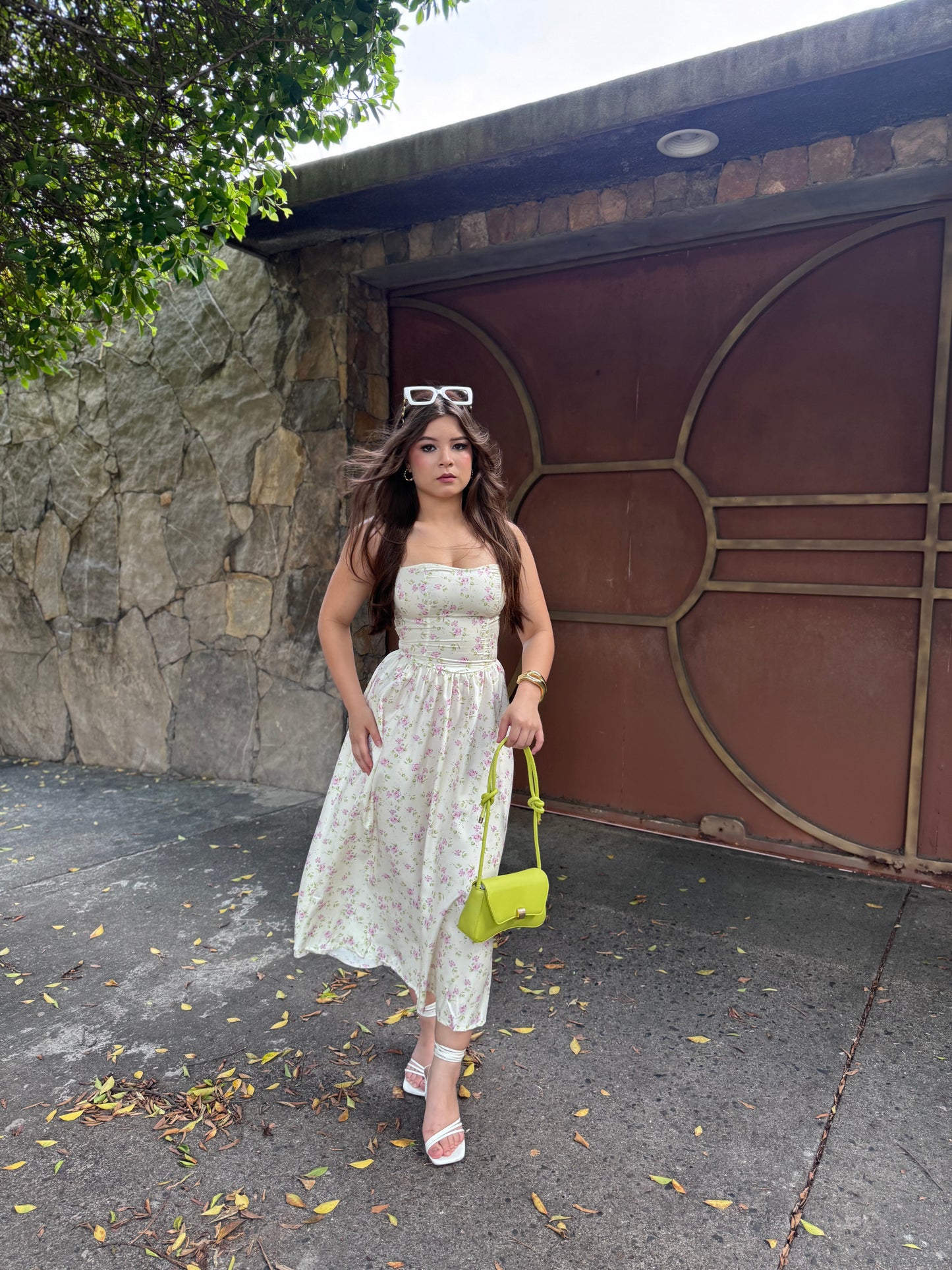 MAXI DRESS FLORAL AMARRE