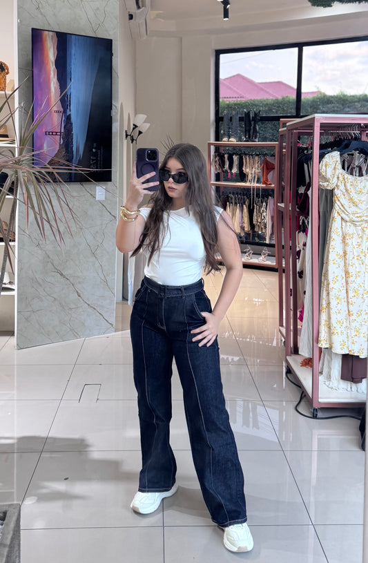 WIDE LEG AZUL GALA