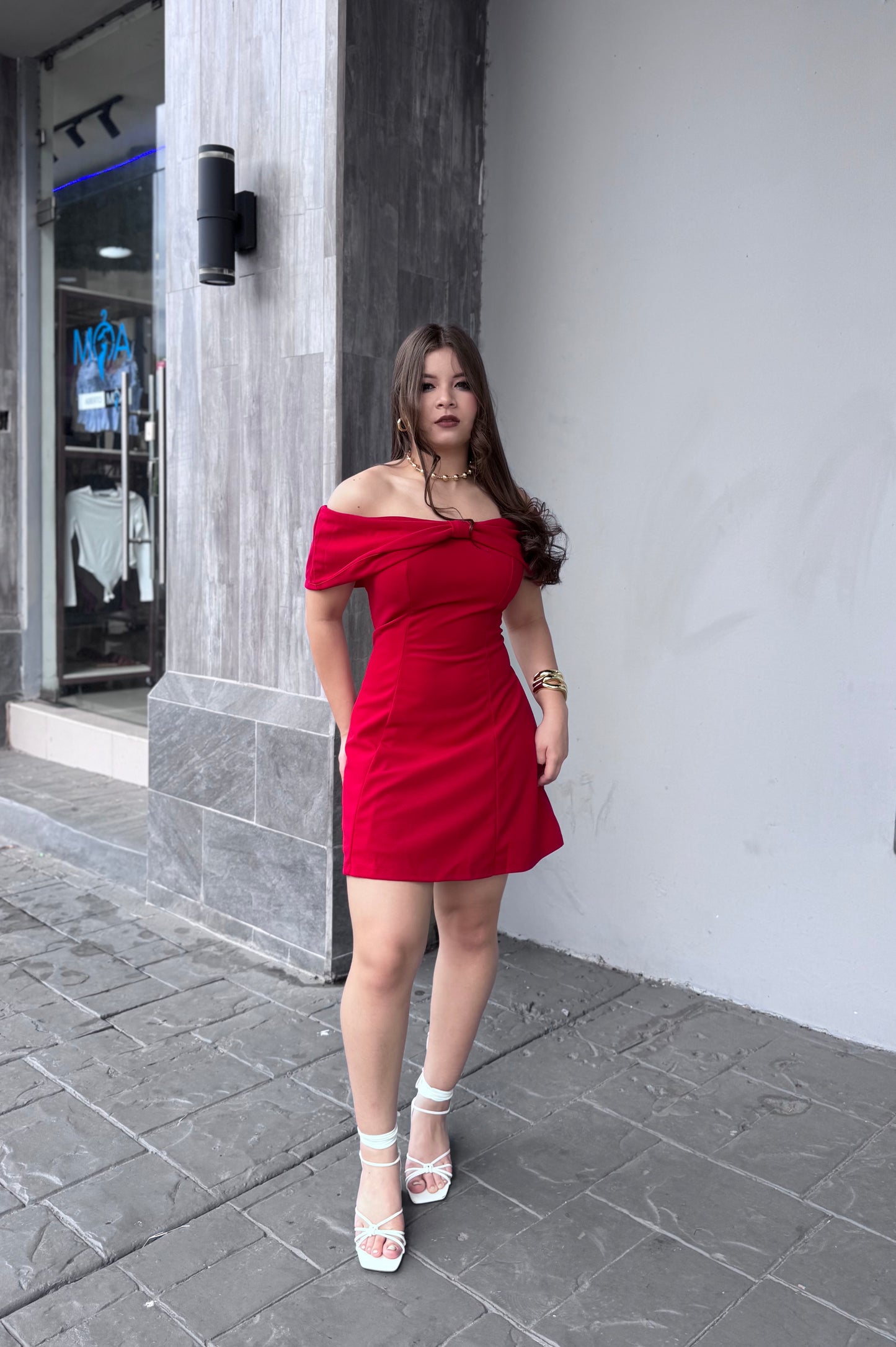 VESTIDO EFECTO CHONGO