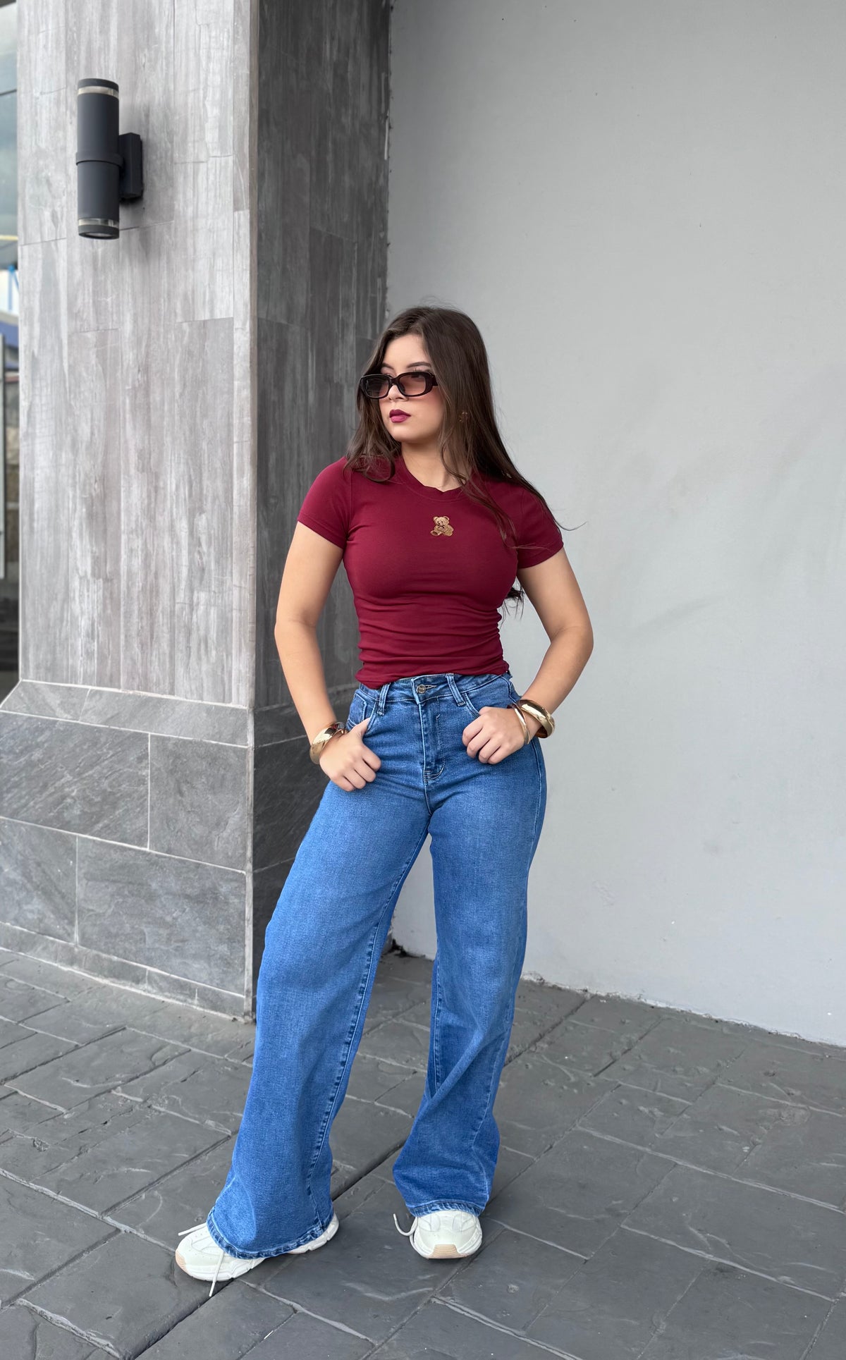 PALAZO DENIM RECTO 0976 B