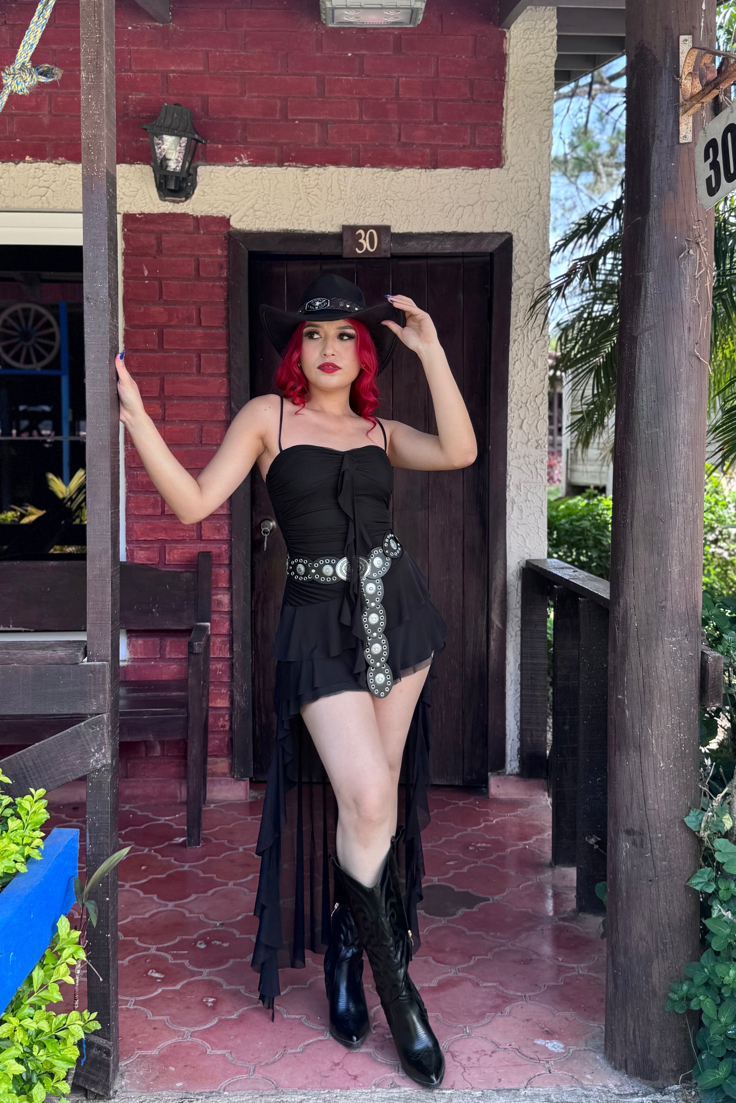 VESTIDO ESTILO VAQUERO