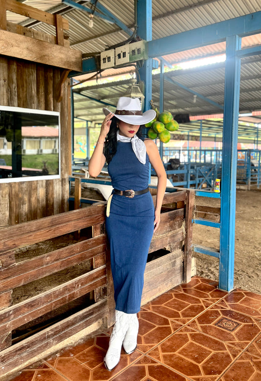 VESTIDO DENIM AJUSTADO