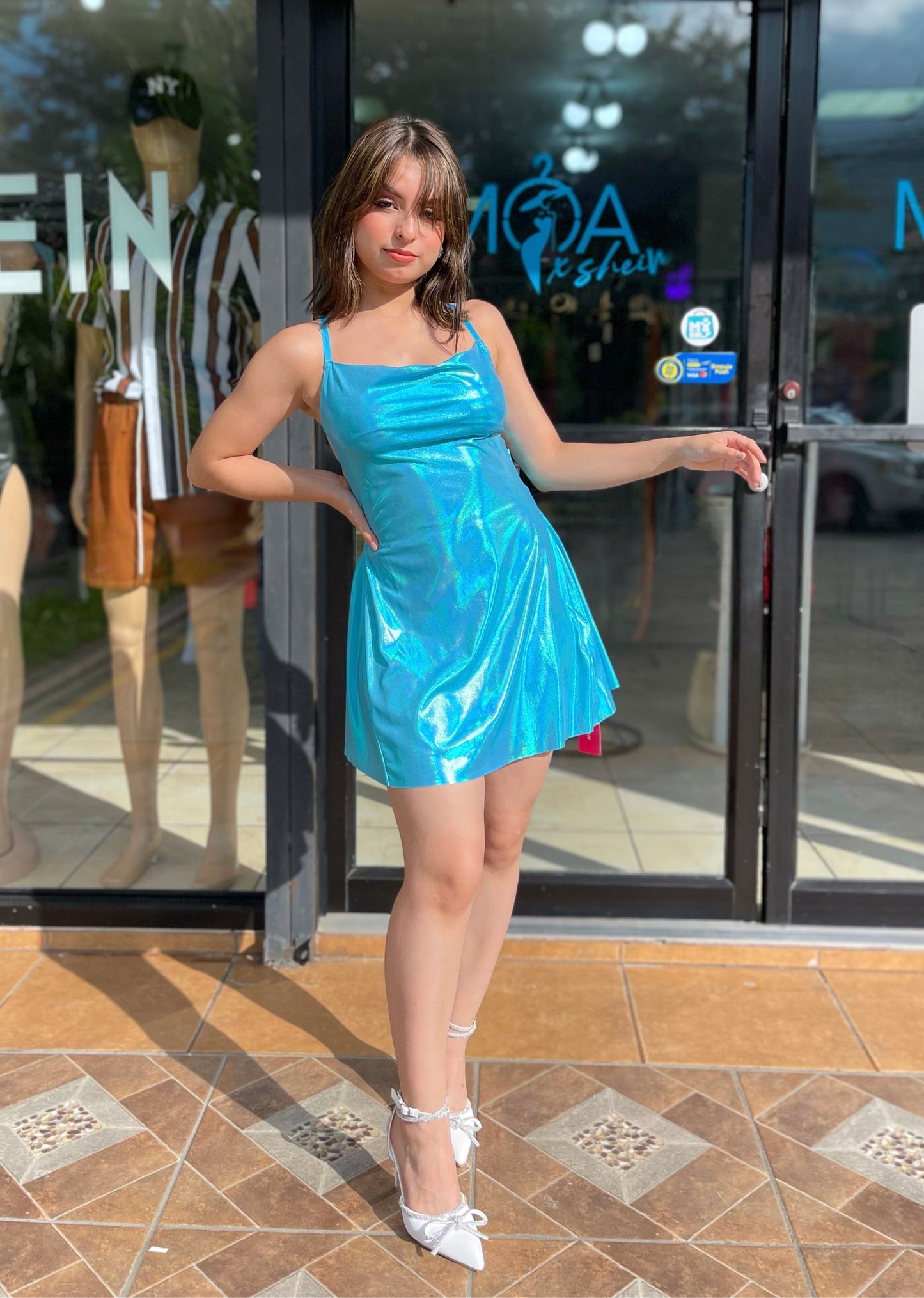 VESTIDO BD METALICO