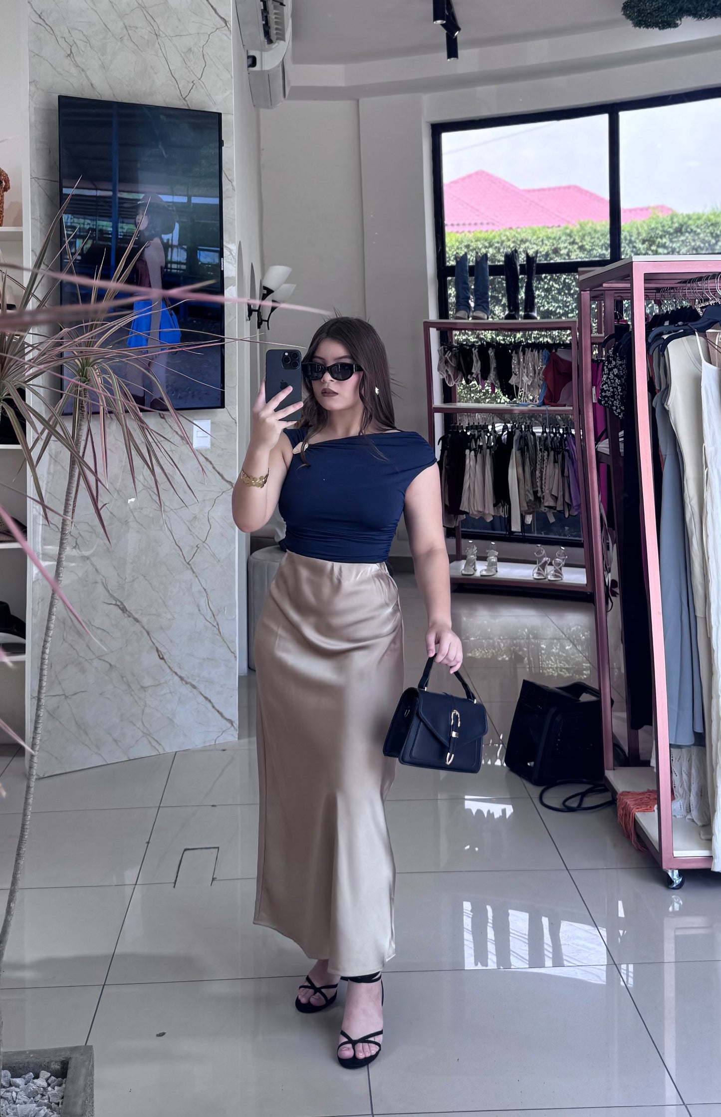 MAXI FALDA DE SEDA