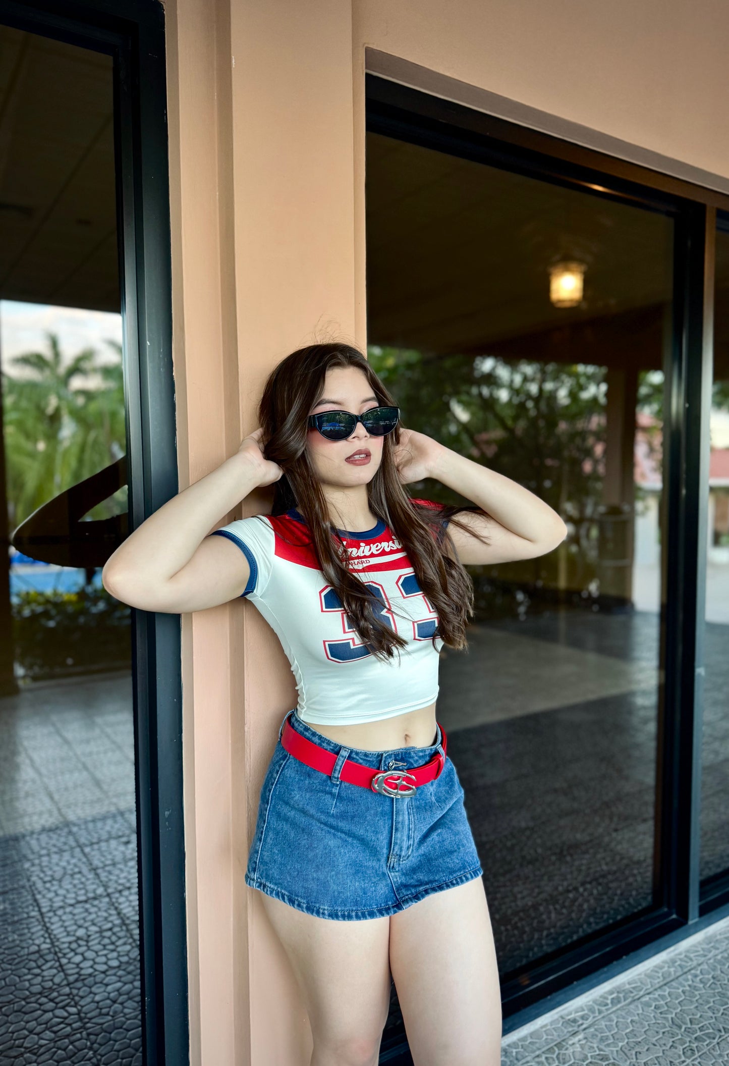 FALDA DENIM A LA CADERA