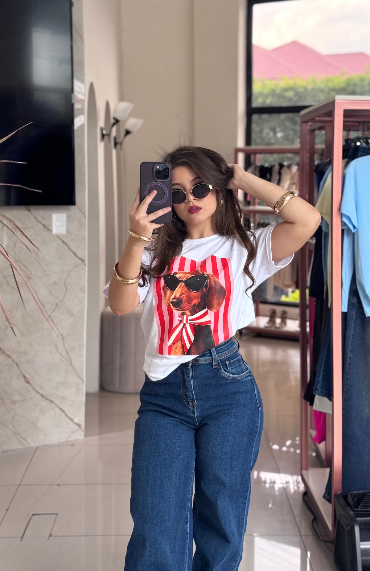 OVERSIZE ESTAMPADO DE PERRITO