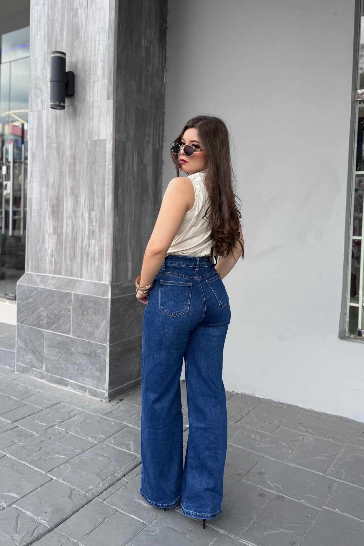 BLUSA BOTÓN CUELLO SM