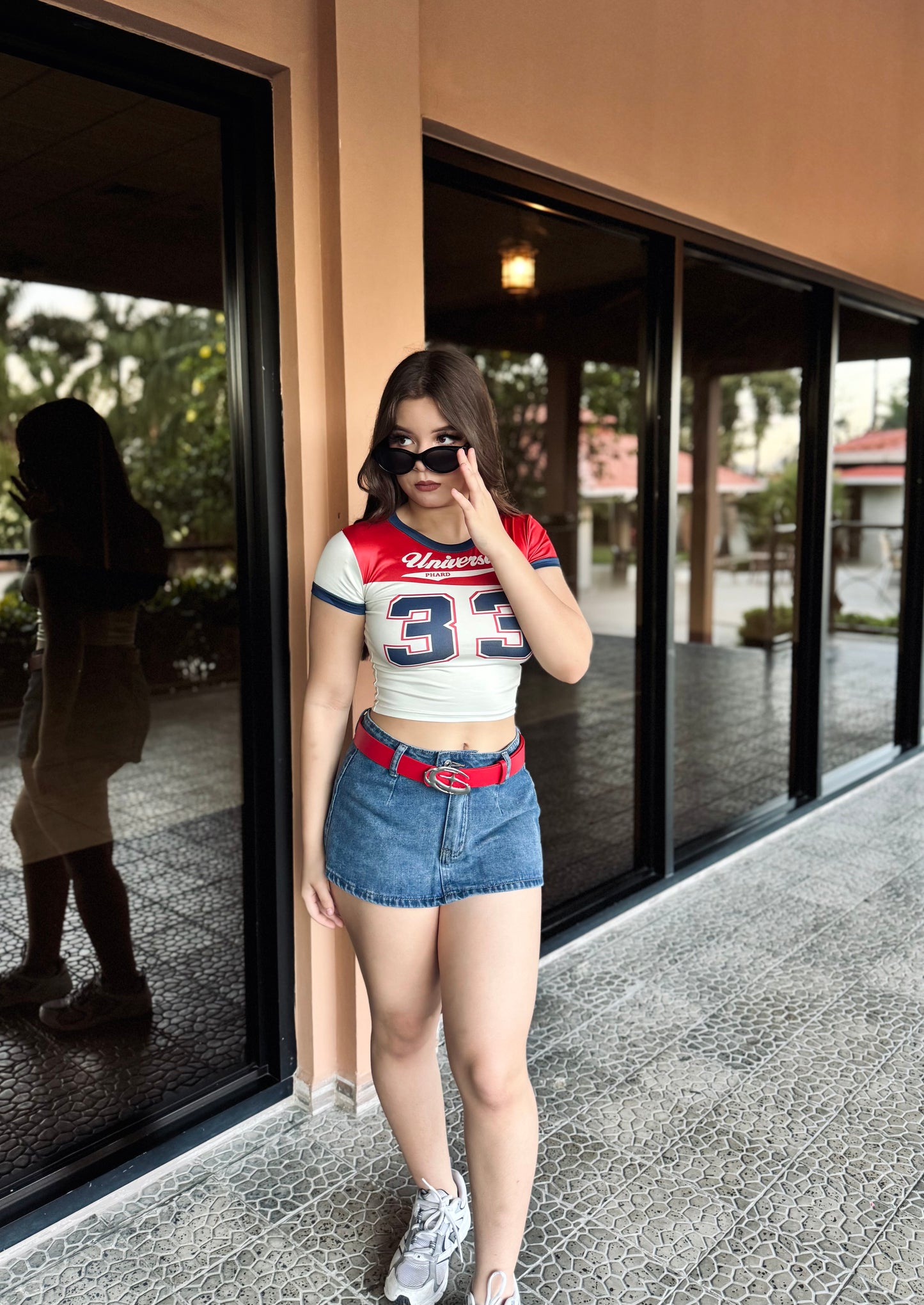 FALDA DENIM A LA CADERA