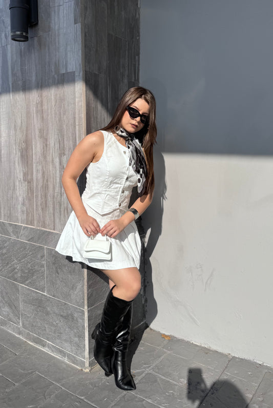 VESTIDO JEANS PLISADO