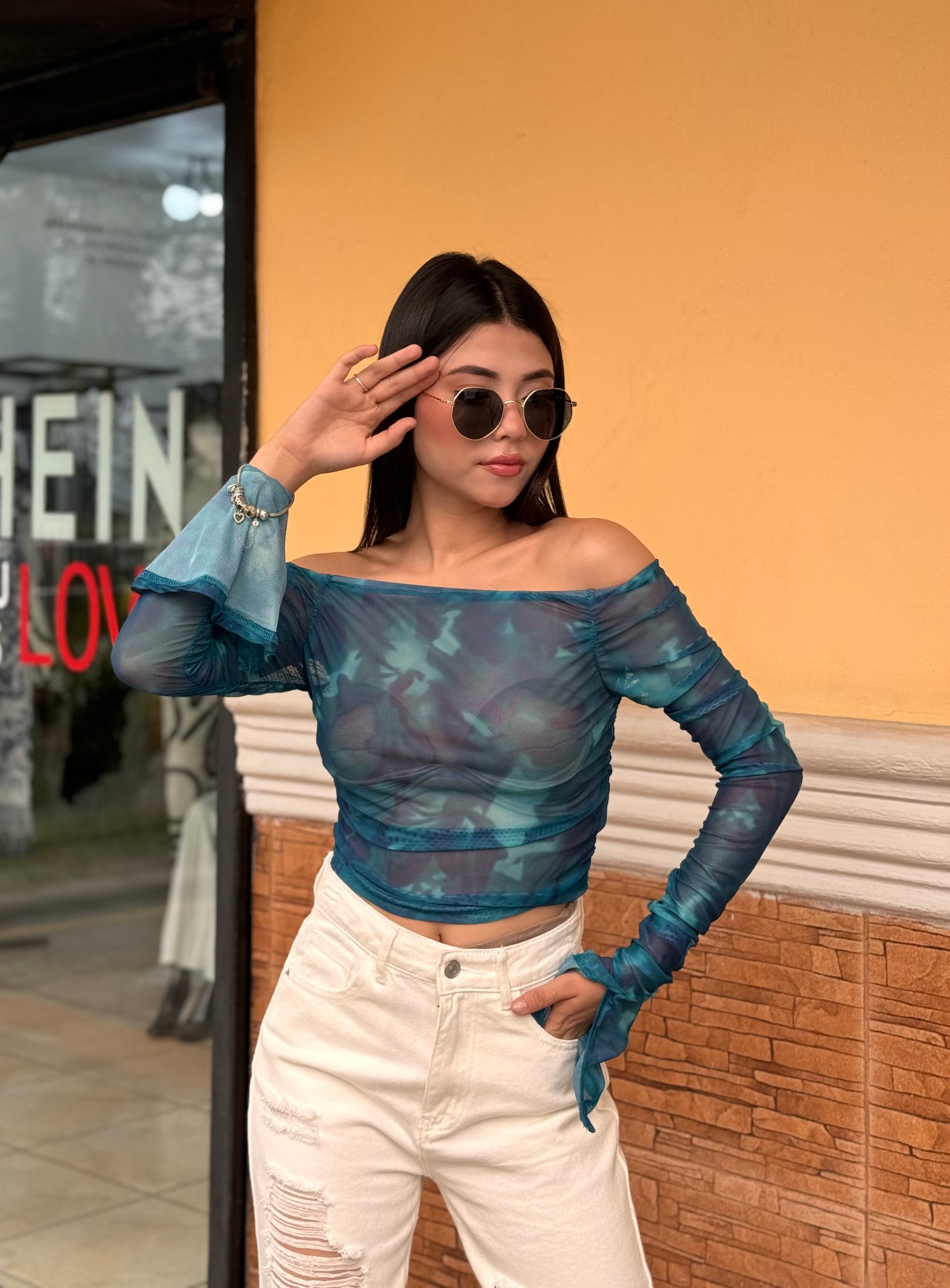 TOP MALLA TRANSARENTE