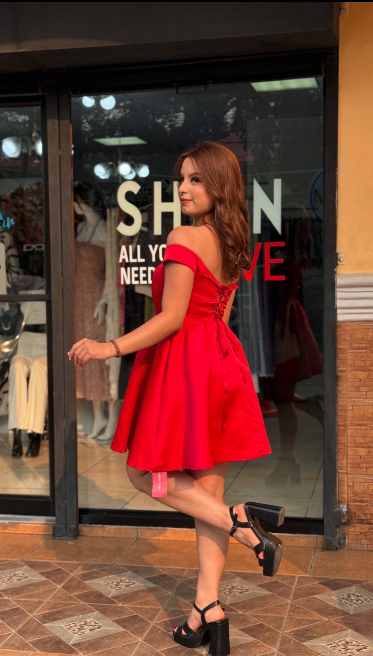 VESTIDO ROJO PRINCESA