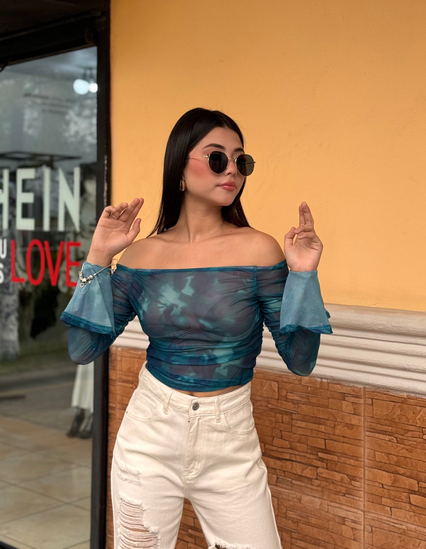 TOP MALLA TRANSARENTE