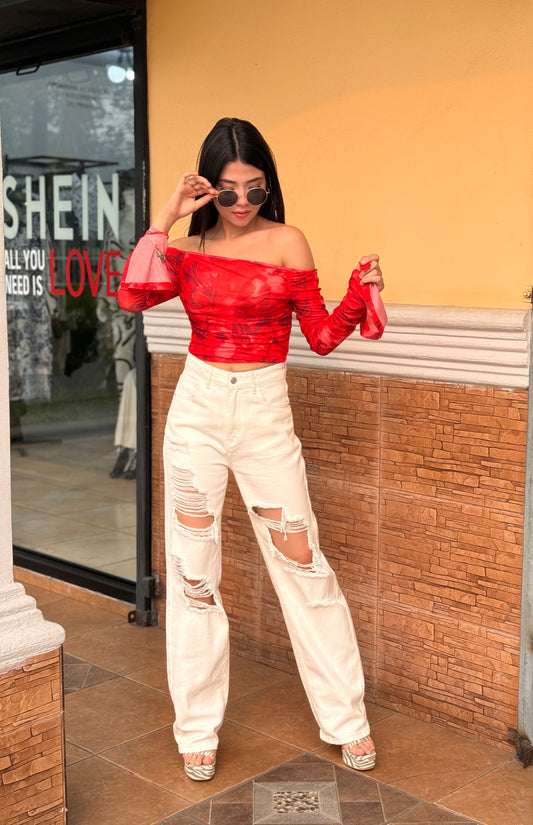 TOP MALLA TRANSPARENTE