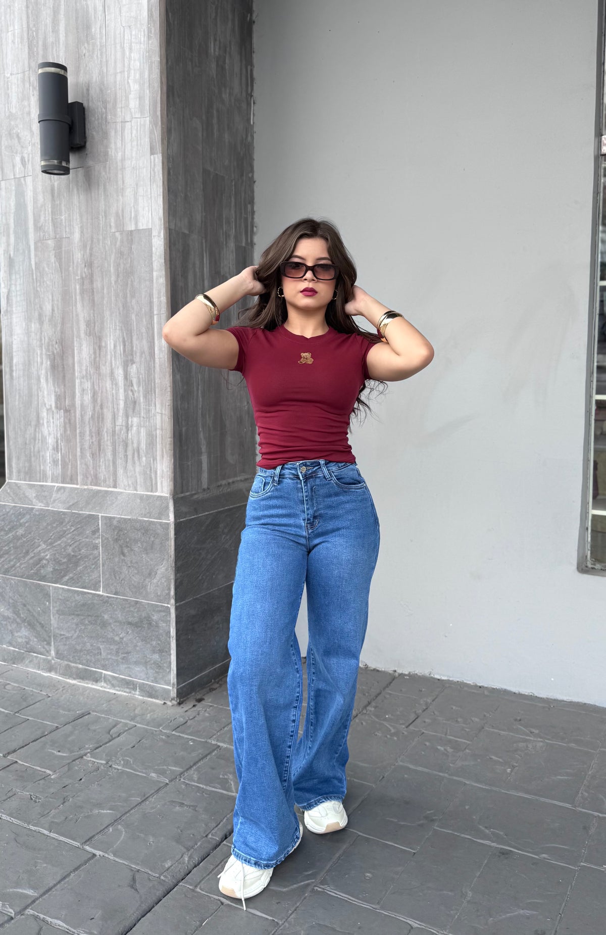 PALAZO DENIM RECTO 0976 B