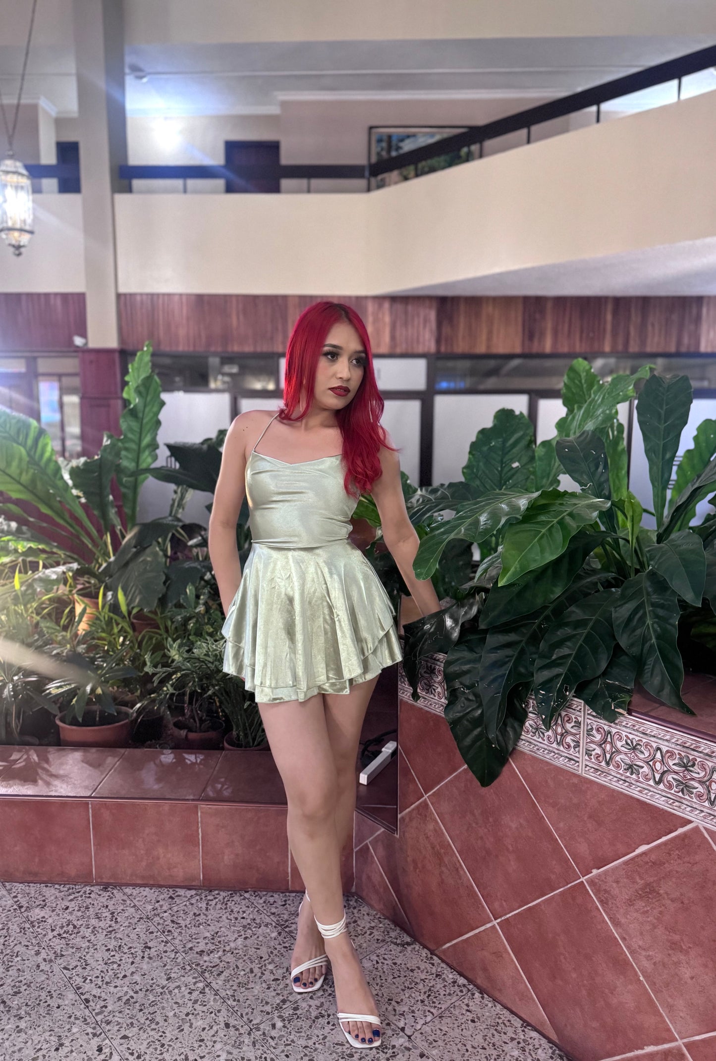VESTIDO PRINCESA SATIN