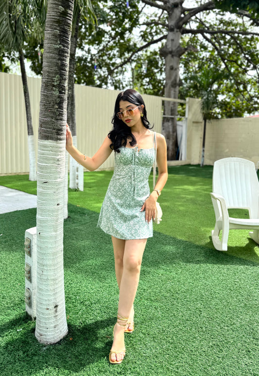 VESTIDO FLORAL CORTO