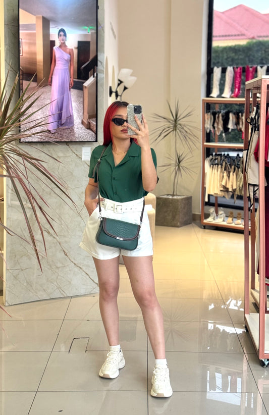 BLUSA BOTÓN CASUAL