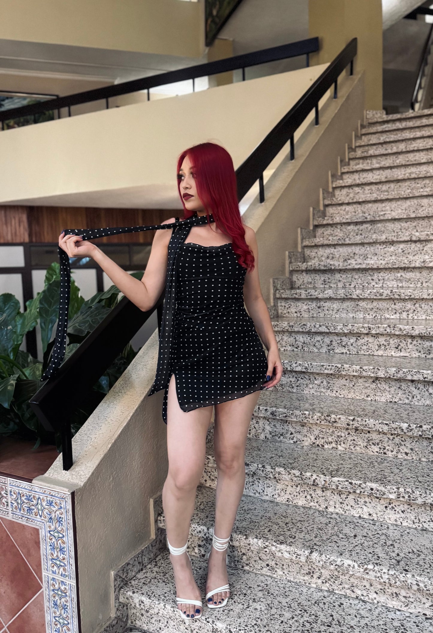 POLKA DOTS CINTA OSCURO