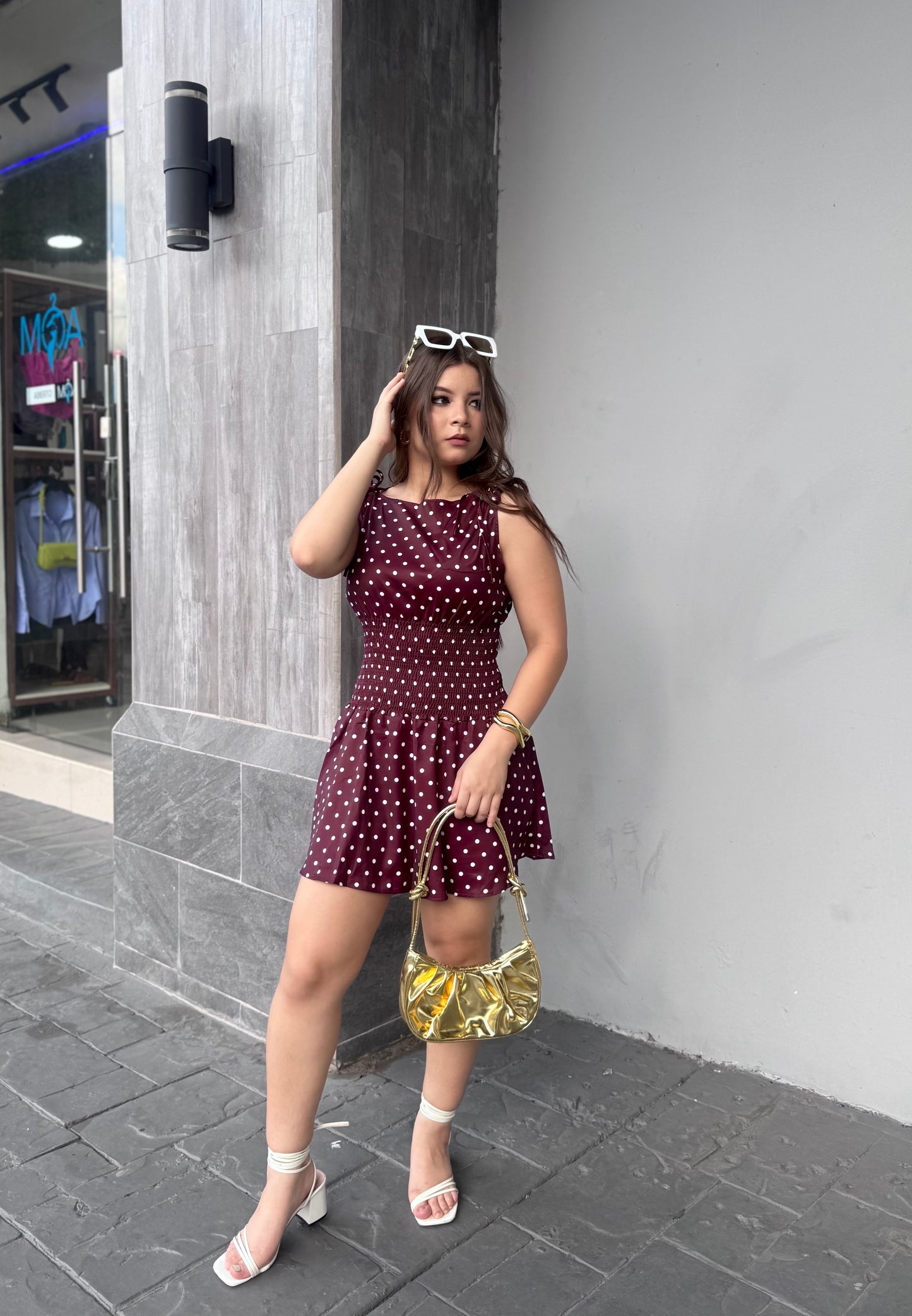 VESTIDO POLKA DOTS CHONGO