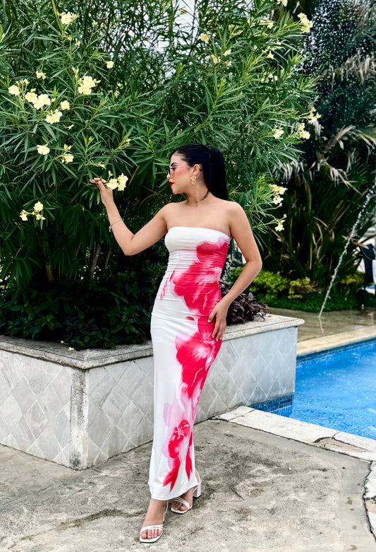 VESTIDO ESTRAP ESTAMPADO