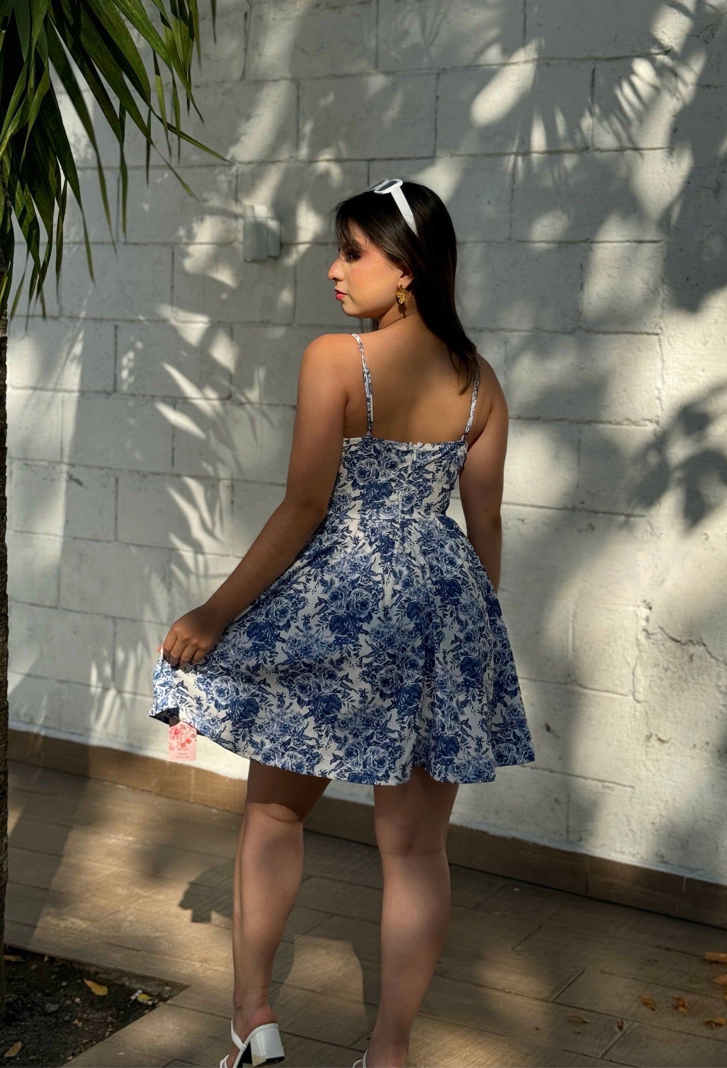 VESTIDO CORSE FLORAL