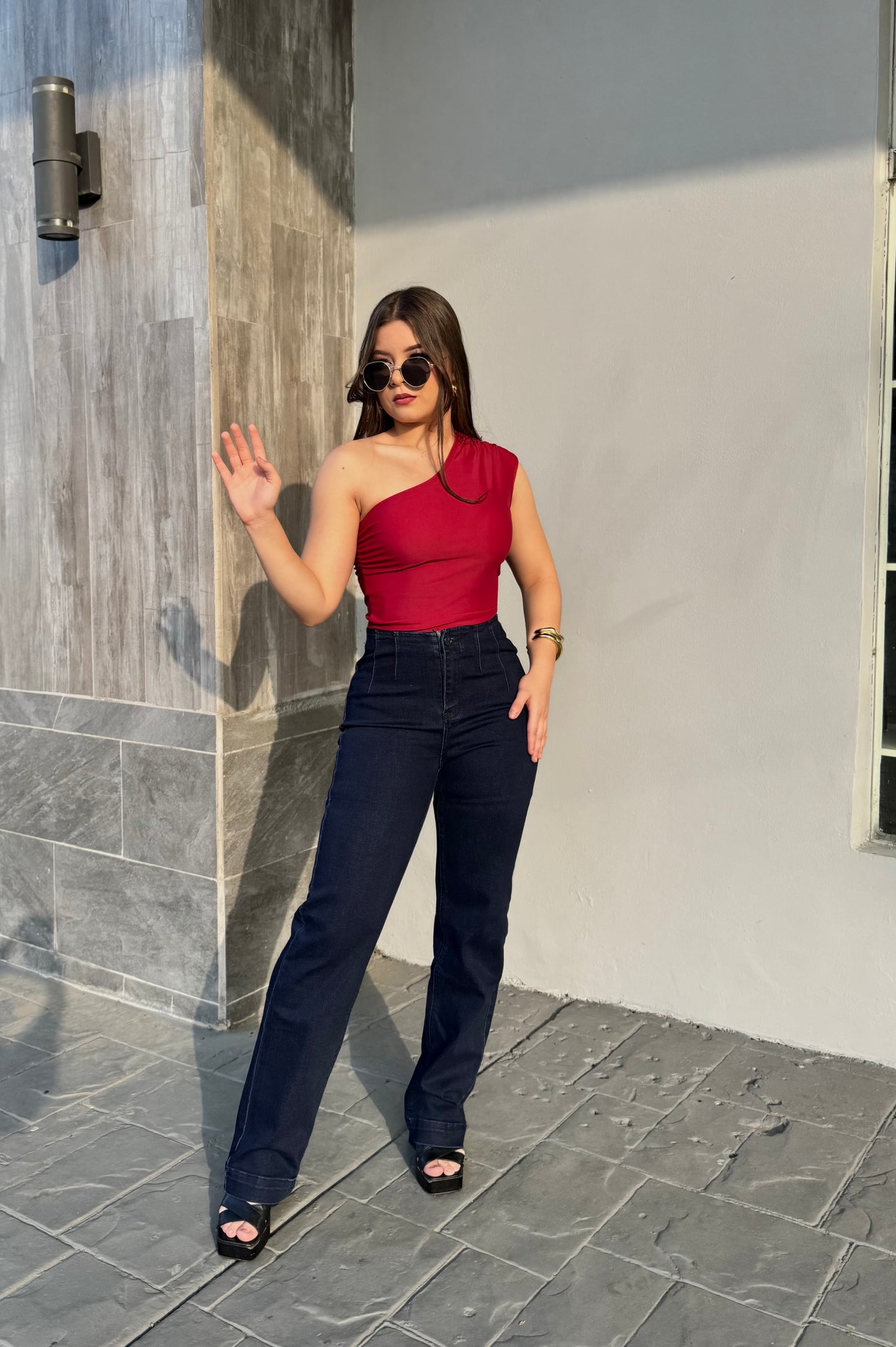 WIDE LEG RECTO EFECTO PINZA
