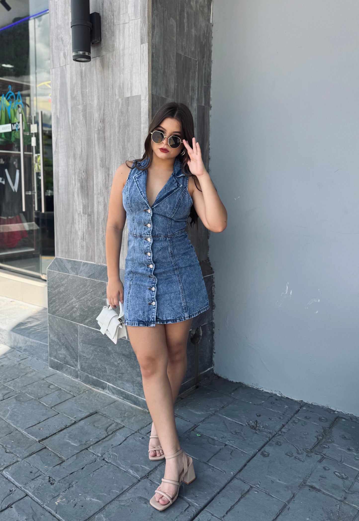 DENIM DRESS SM