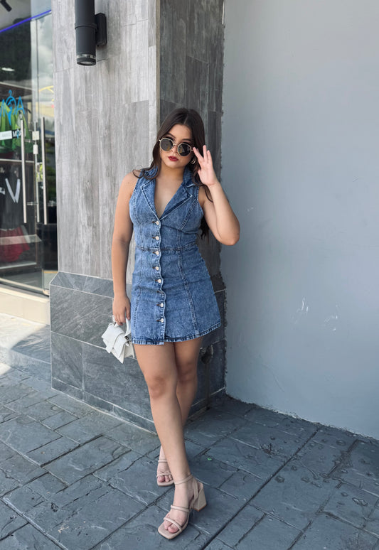 DENIM DRESS SM