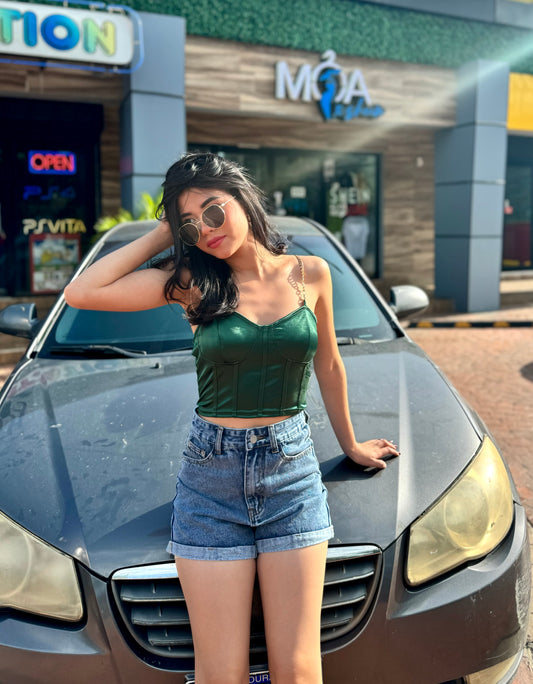 TOP ESTILO CORSÉ CADENA