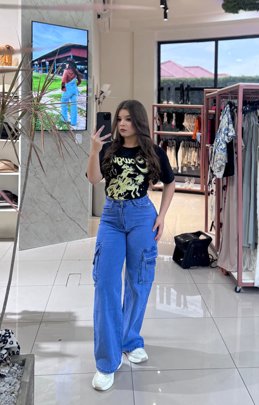 CARGO JEANS MOM