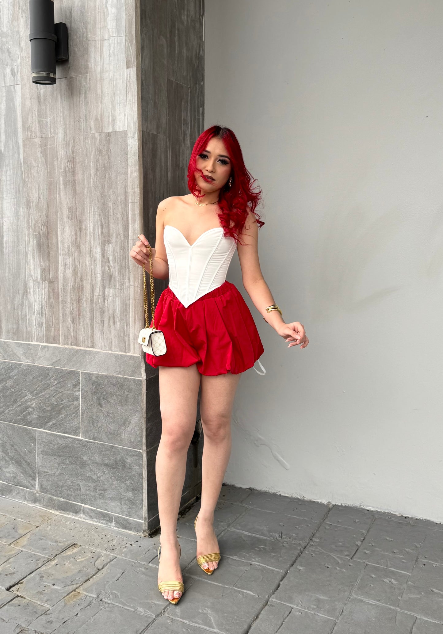 FALDA SHORT GLOBO