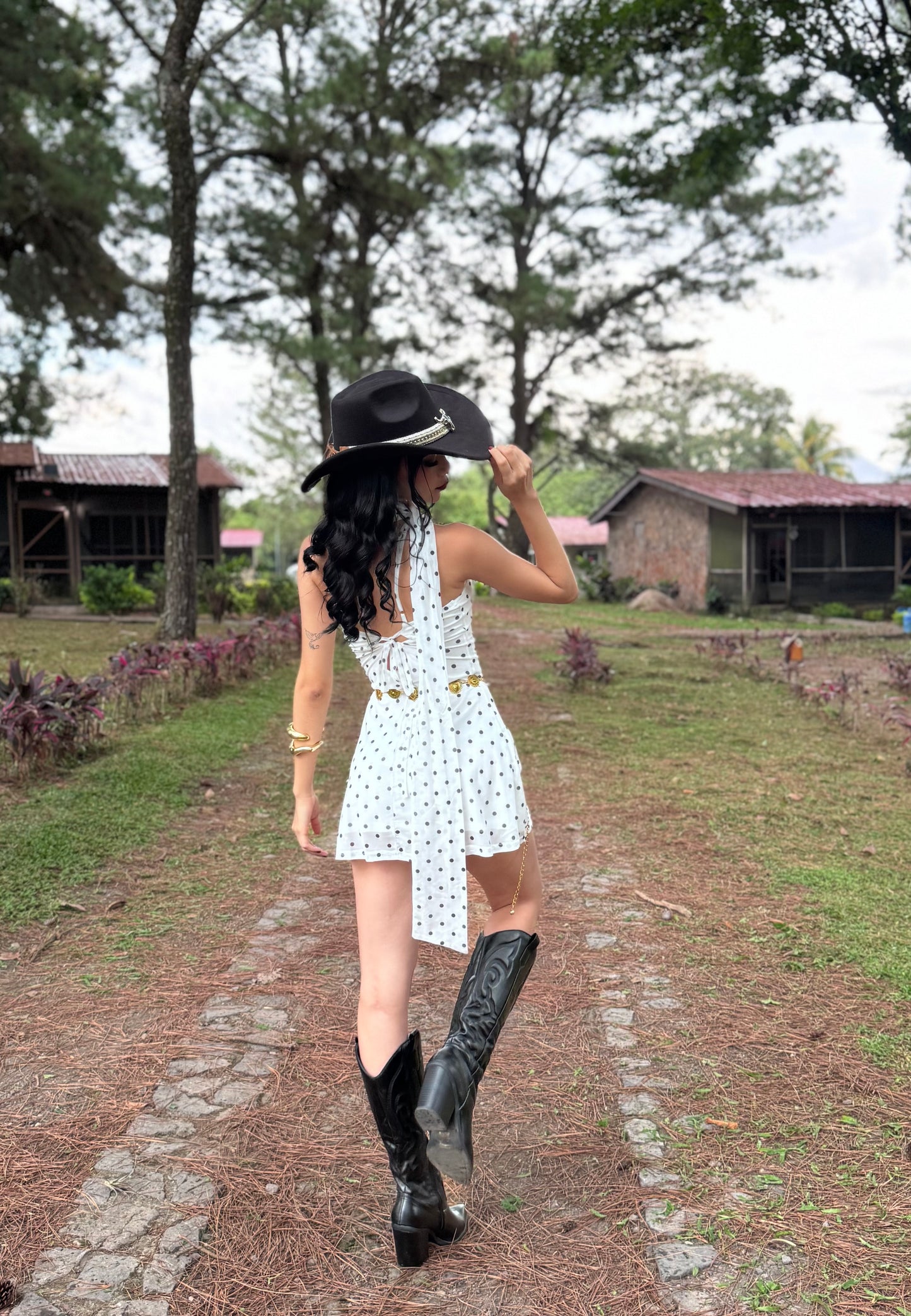 POLKA DOTS DRESS CORSE