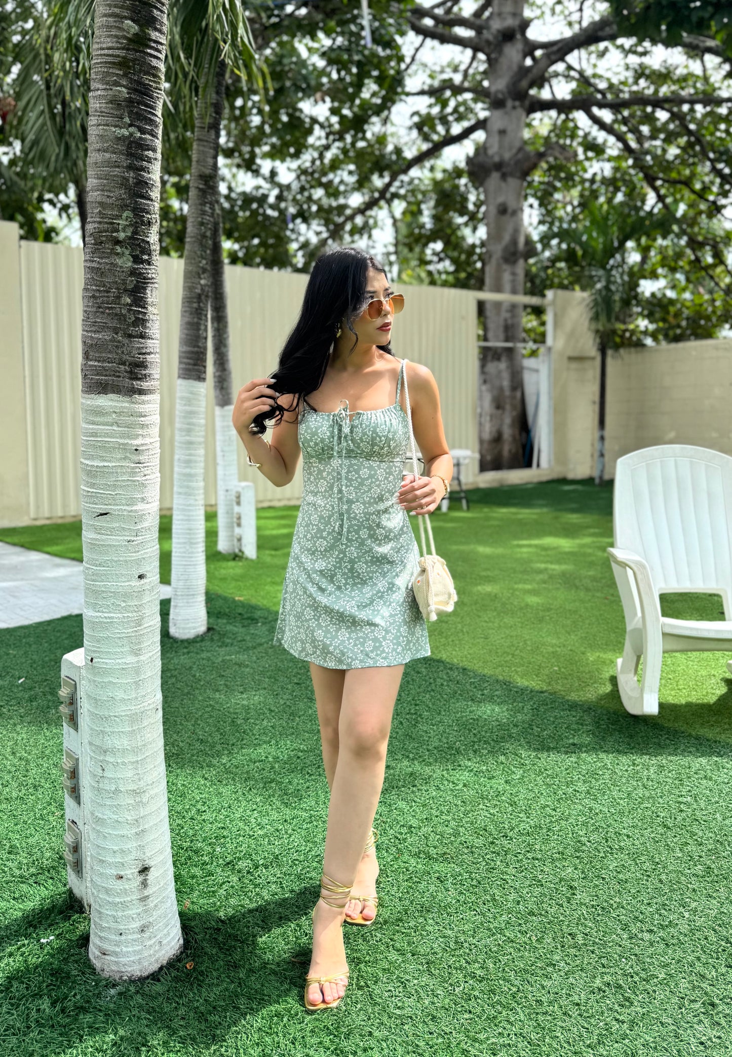 VESTIDO FLORAL CORTO