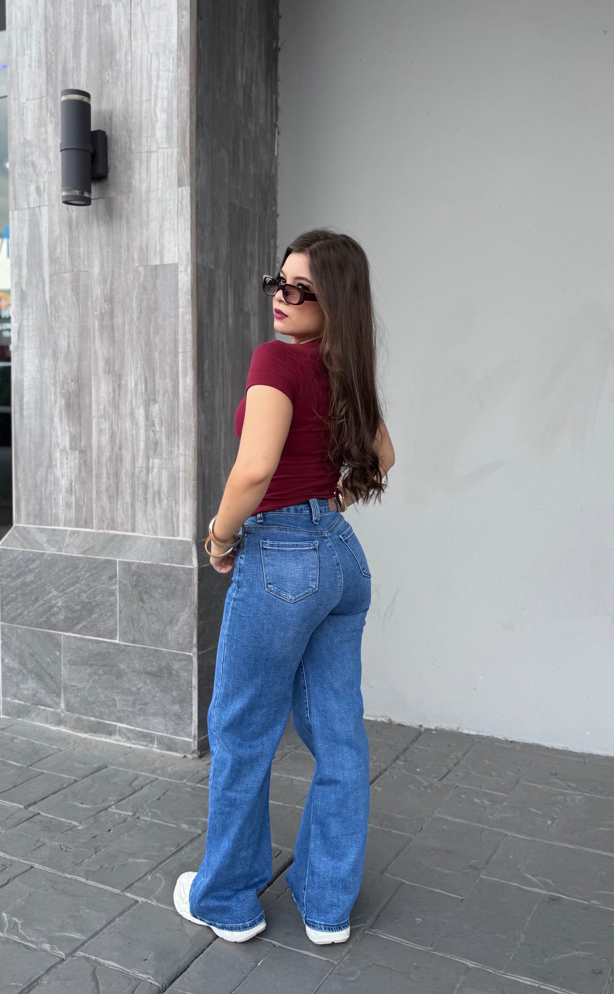 PALAZO DENIM RECTO 0976 B