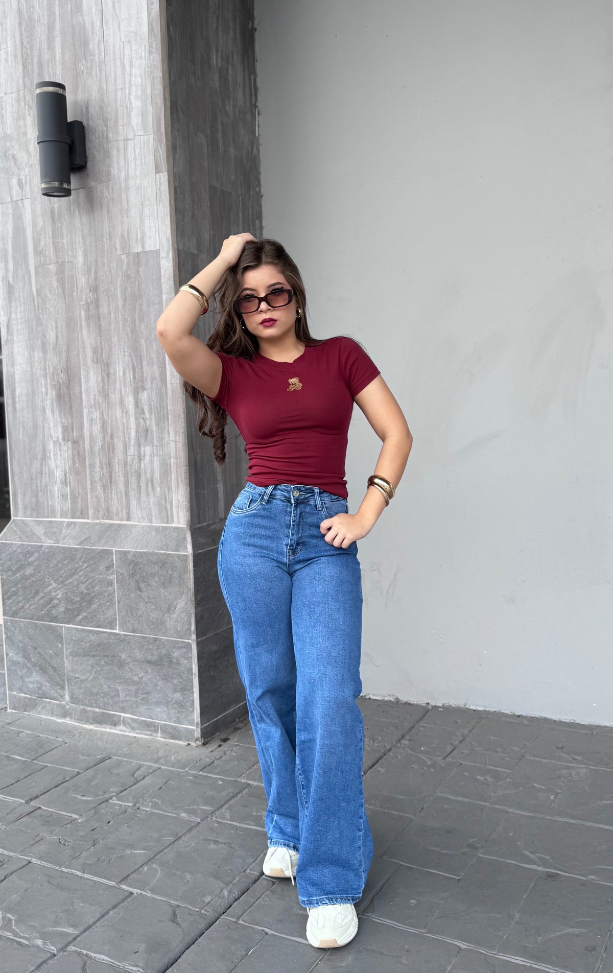 PALAZO DENIM RECTO 0976 B