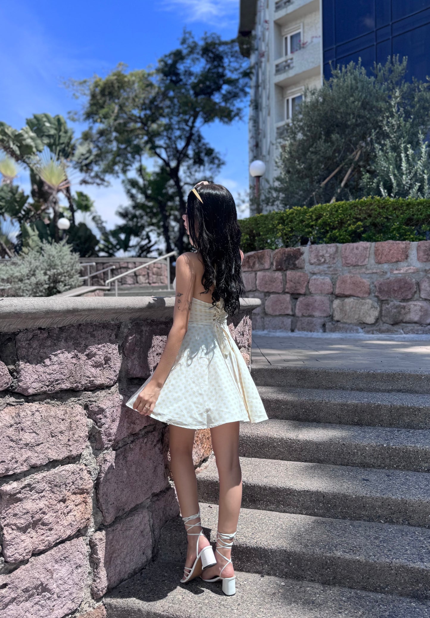 YELLOW DRESS ESTILO CORSE