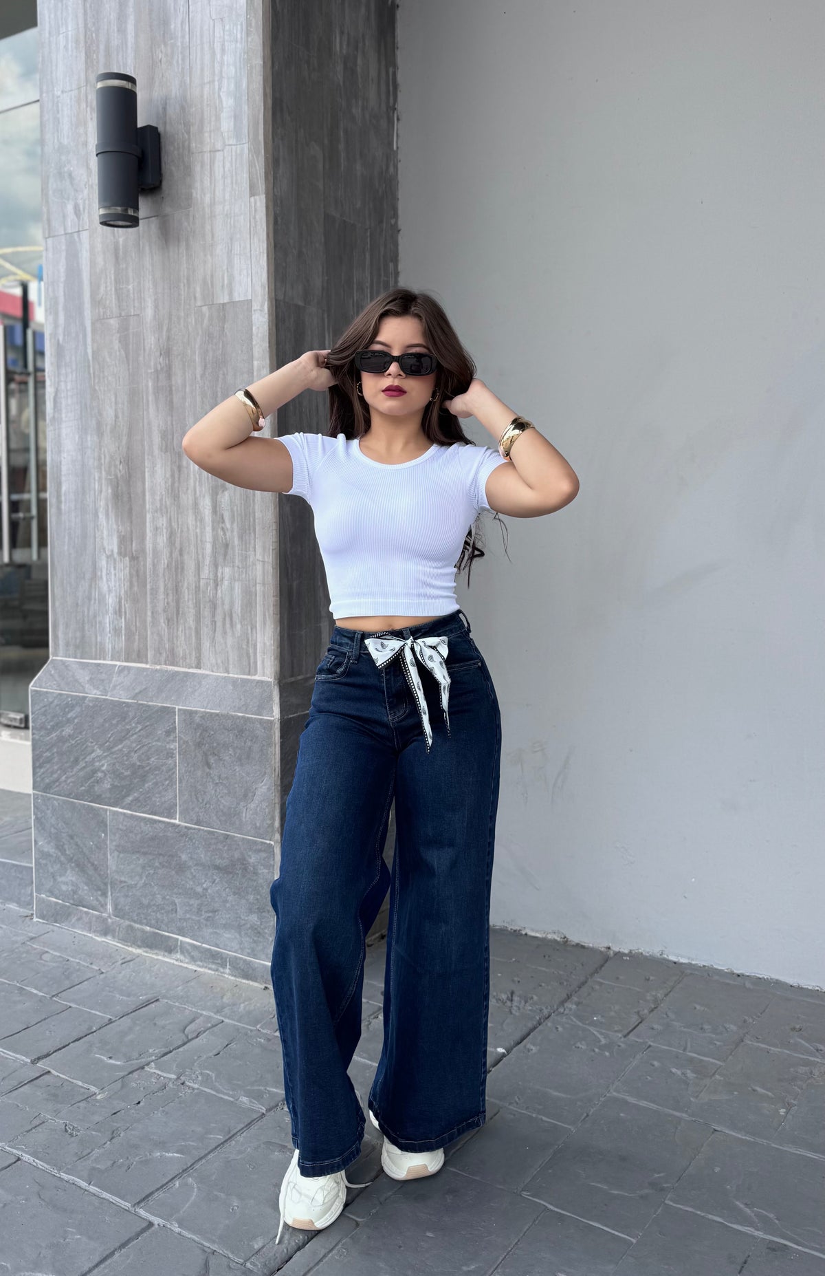 MAXI WIDE LEG C PAÑUELO