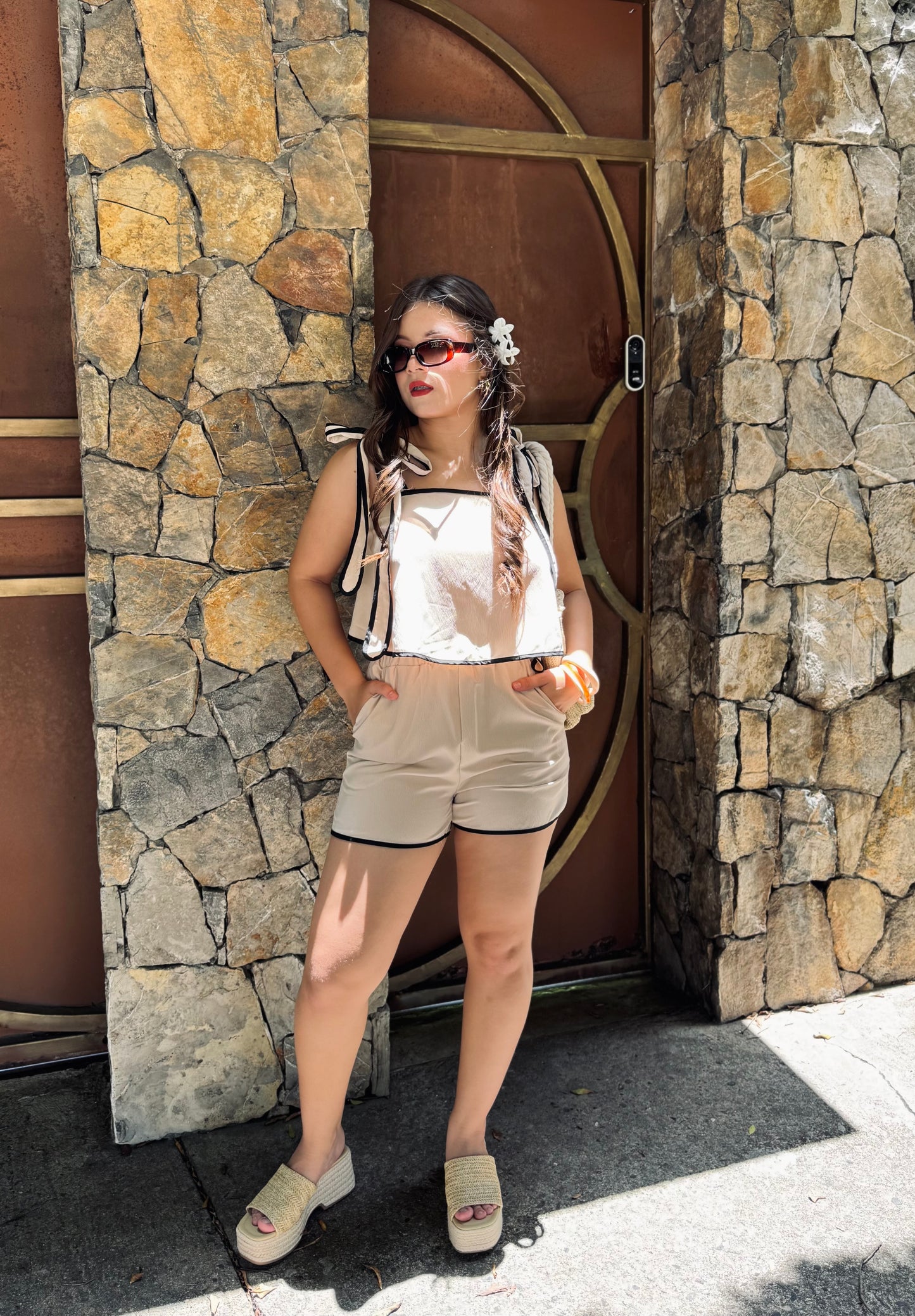 CONJUNTO CAQUI CASUAL