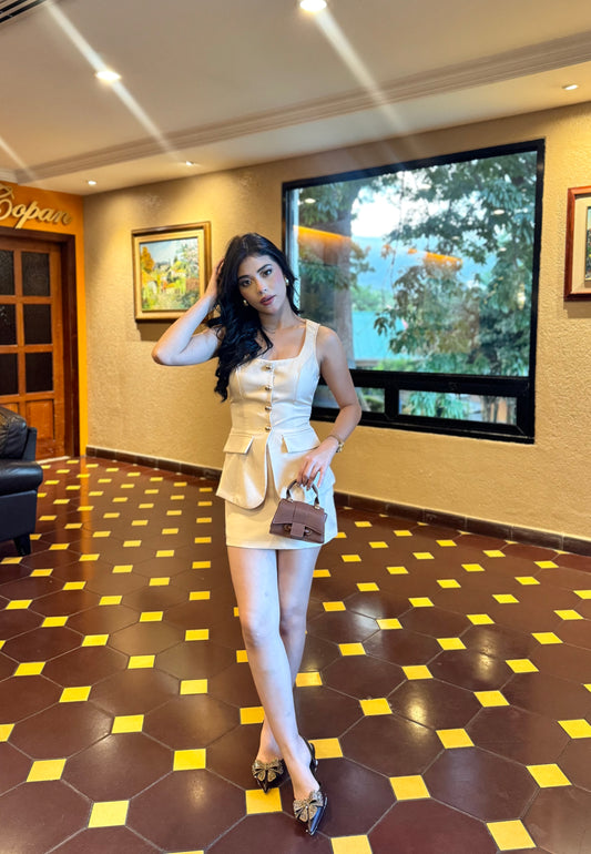 CONJUNTO ELEGANT BOTÓN METAL