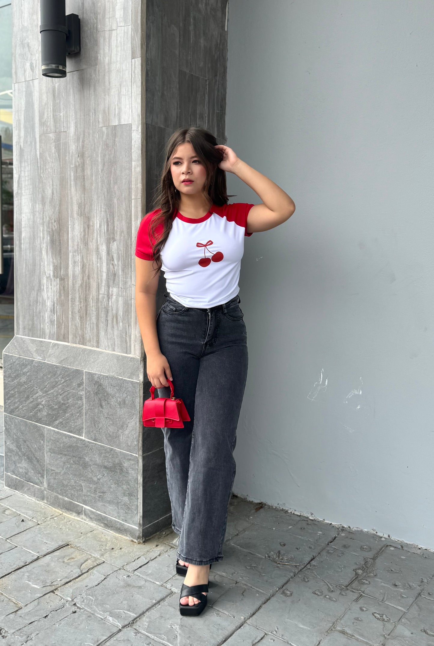 WIDE LEG GRIS RECTO