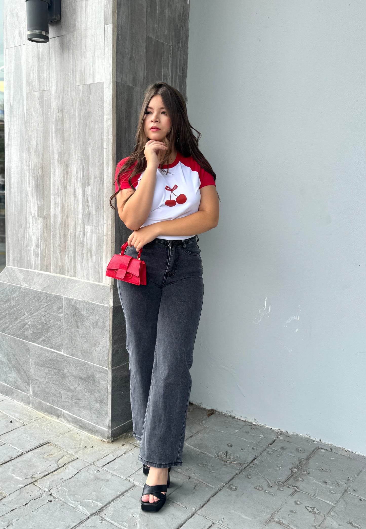 WIDE LEG GRIS RECTO