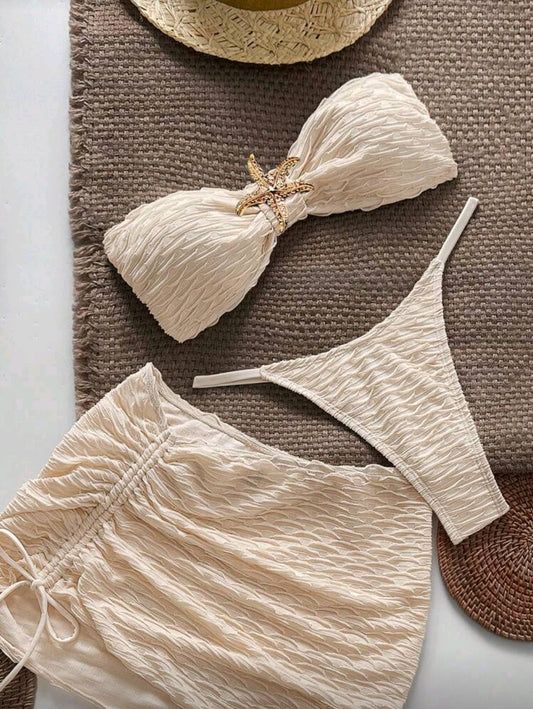 TRAJE DE BAÑO TRES PIEZAS