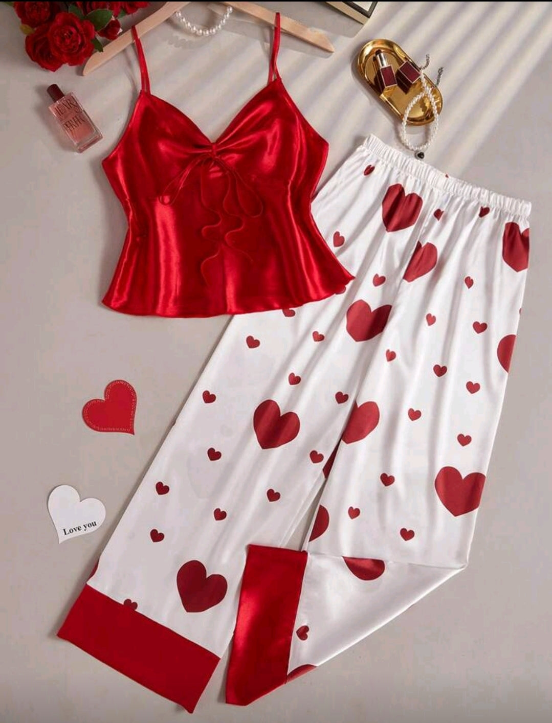 SET PIJAMA SEDA PANTALON