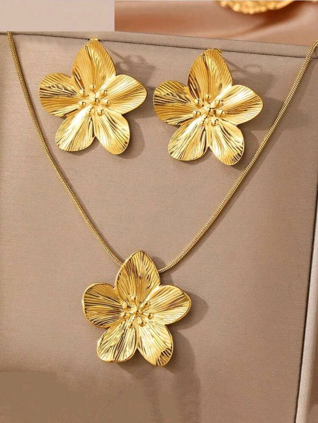 SET FLOR ACERO